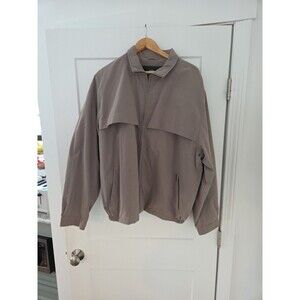 #215 Men's XL Weatherproof Garment Company tan light jacket